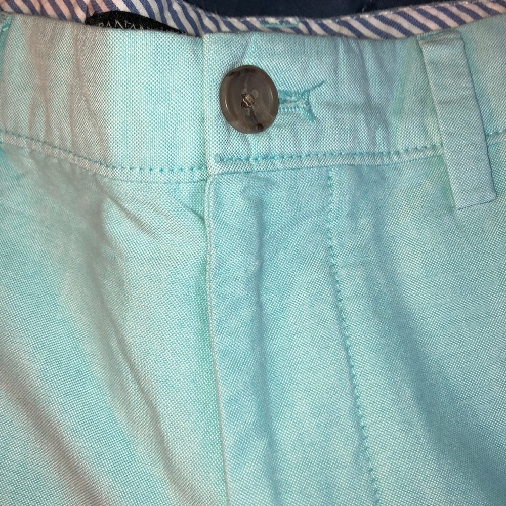 Banana Republic Shorts Sea Foam Green Size 33